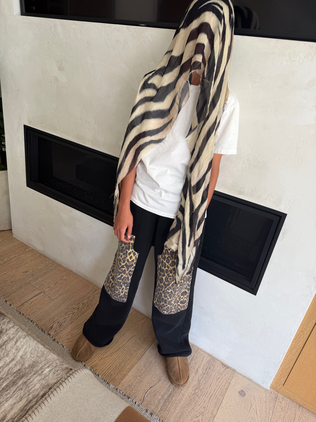 “zebra” scarf
