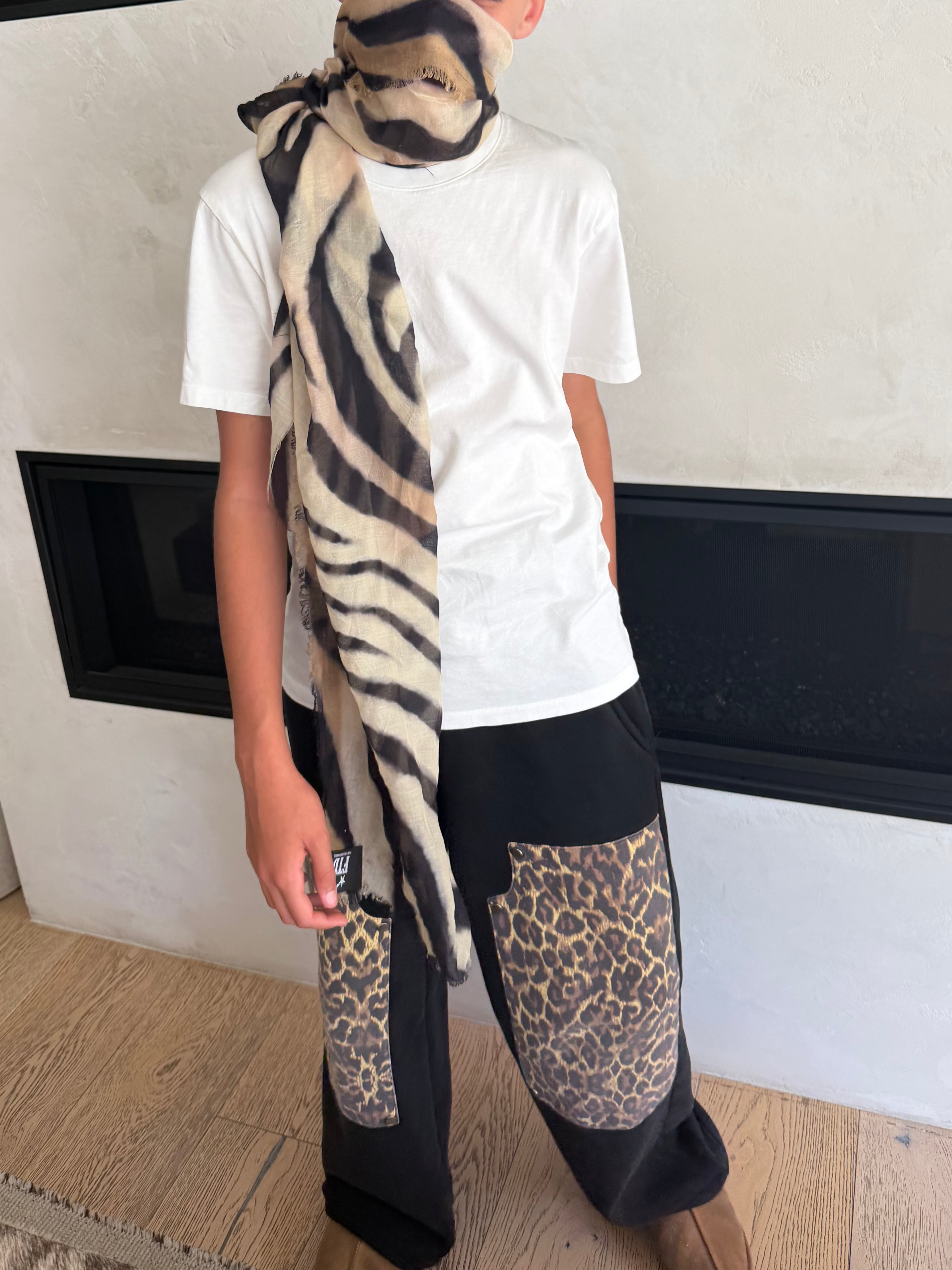 “zebra” scarf