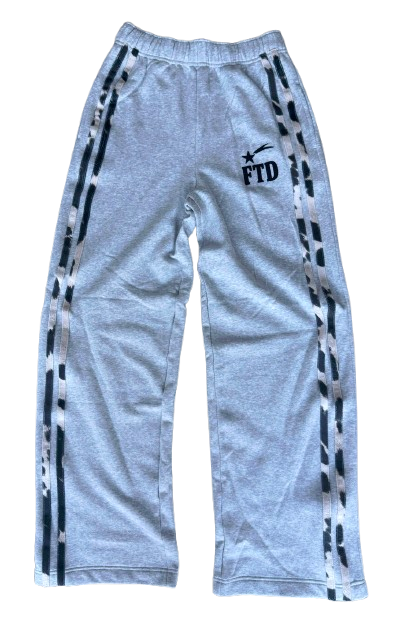 Grey Cow Sweatpants